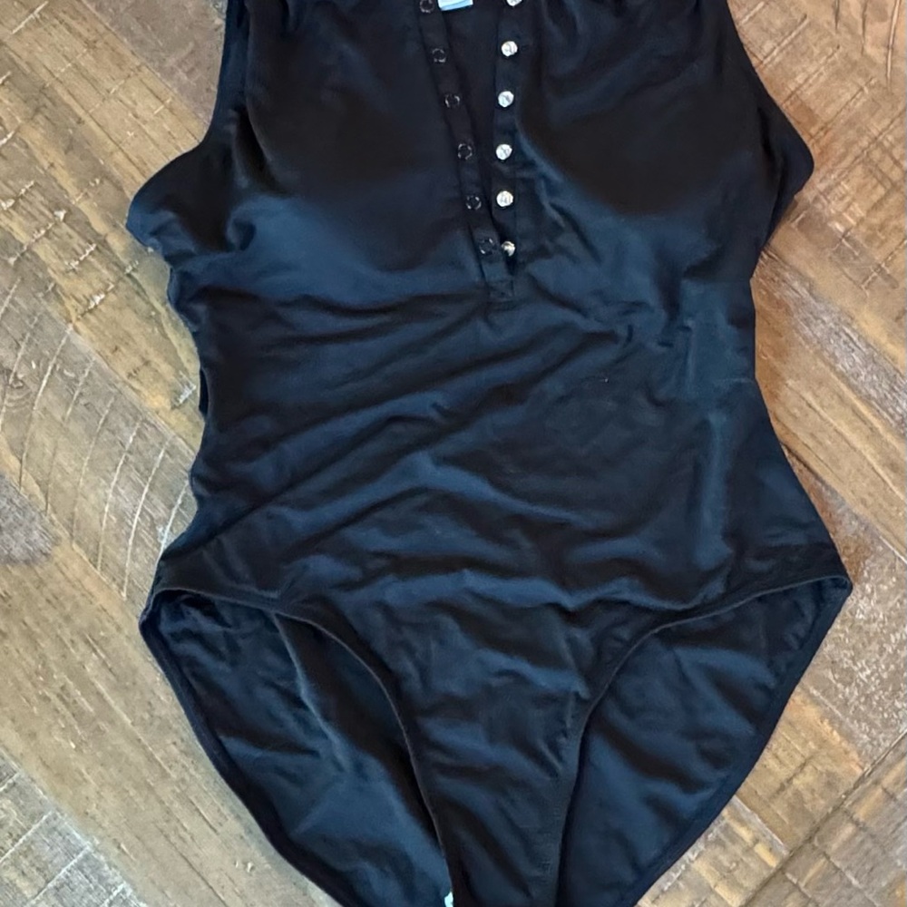 Andie Black Sleeveless Swimsuit